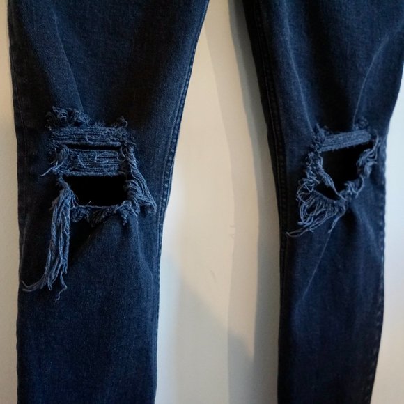 Re/Done 90's High Rise Ankle Crop Jean Size 28 - Picture 14 of 16